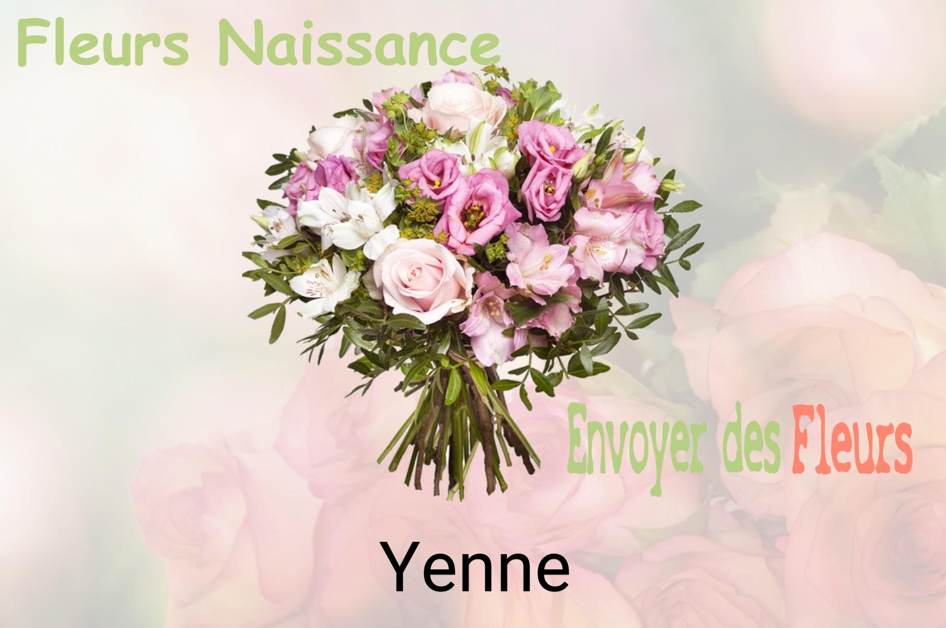 Bouquet de fleurs de naissance livré à Yenne
